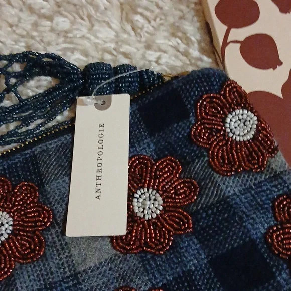 NWT ANTHROPOLOGIE BEADED BAG /NOTE BOOK - Picture 13 of 15